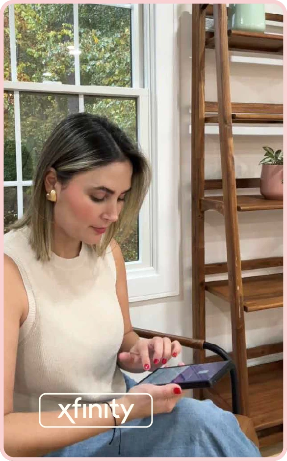 Campaña de Ana Vélez con Xfinity dirigida a audiencia latina